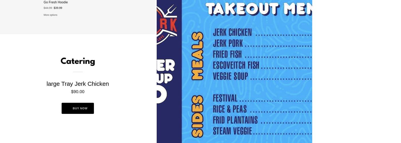 Go Jerk Menu