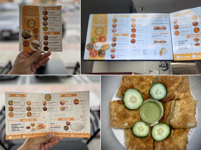 Dhaka Kitchen Menu