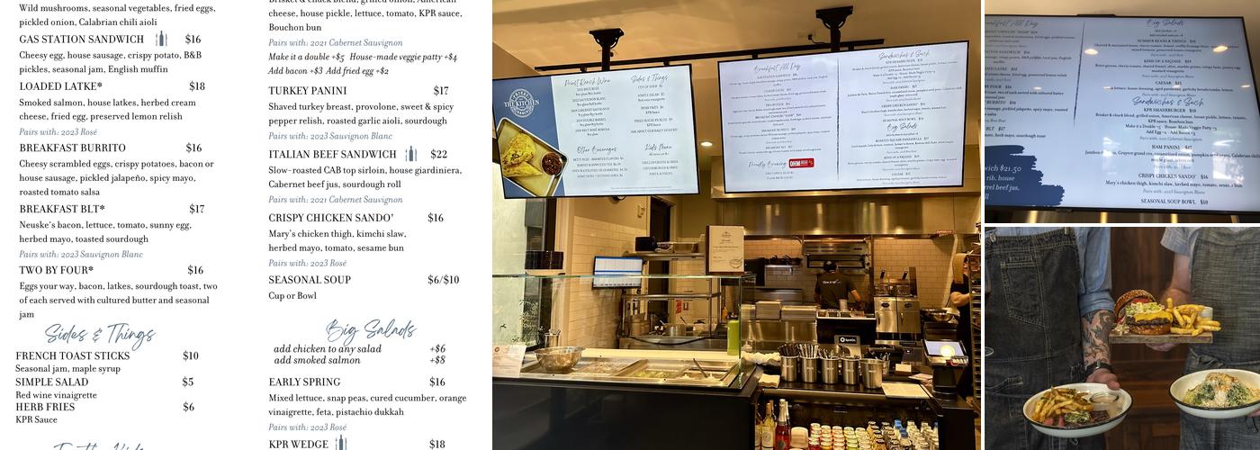 The Kitchen at Priest Ranch Menu