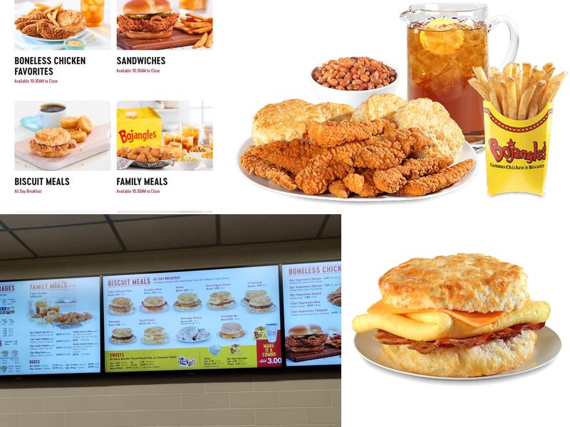 Bojangles Menu