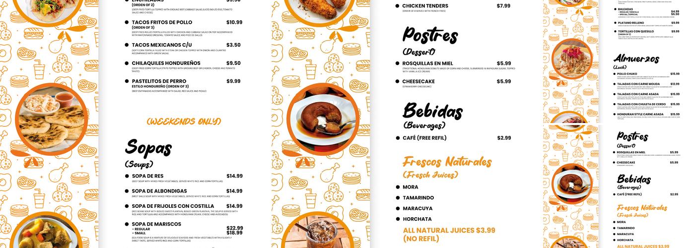 Antojitos 504 Menu