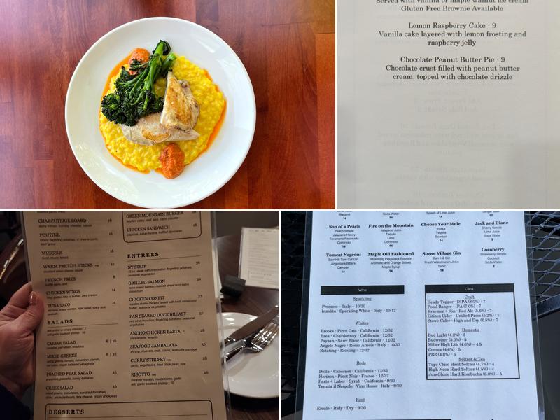 Grant's Menu