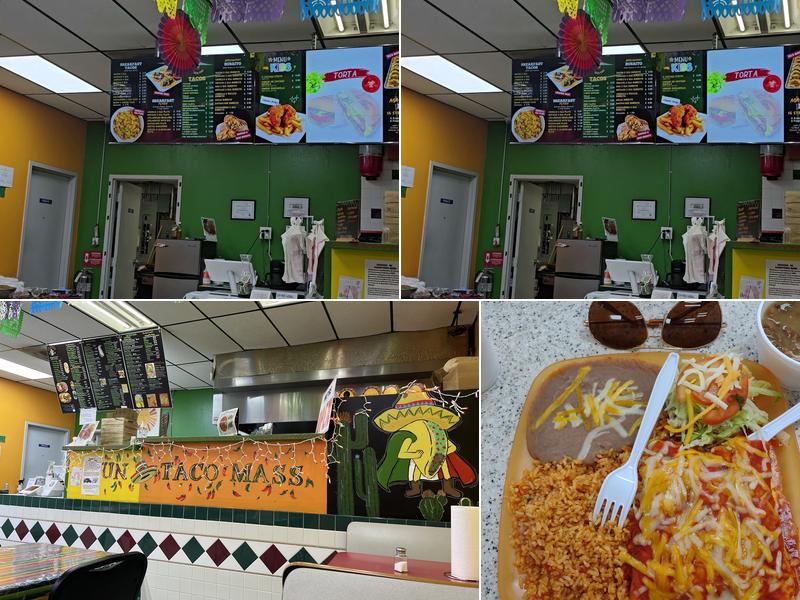 Un Taco Mass We are inside the exxon gas station, 1307 N General Bruce Dr, Temple