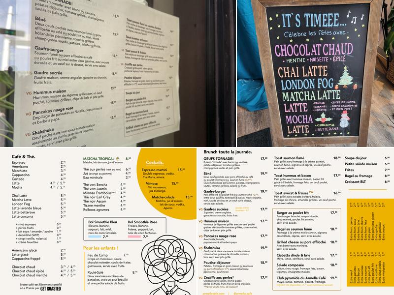 Armelle Café Menu