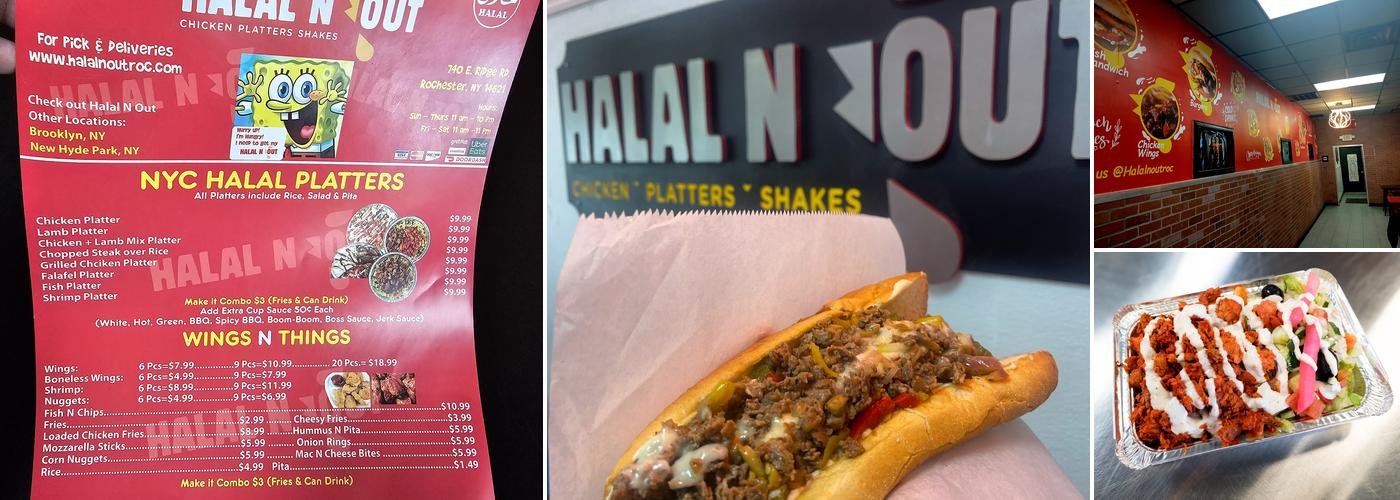 HALAL-N-OUT Menu