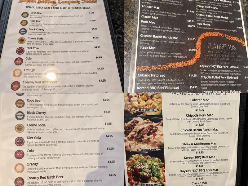 Ugly Graffiti Downtown Menu