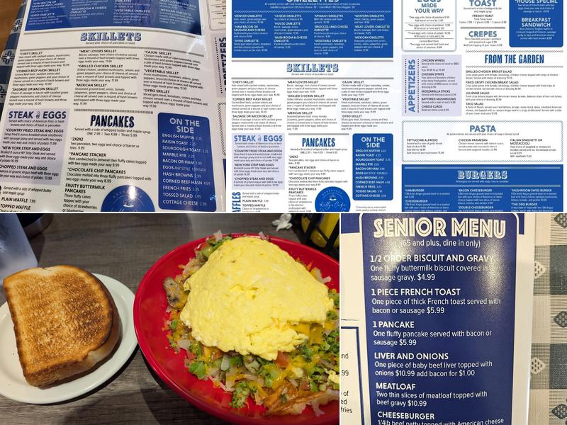 Kelly’s Cafe Menu