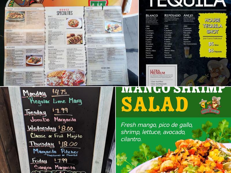 El Orito Tacos Berea Ohio Menu