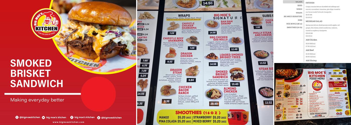 Big Moe's Kitchen - Canton Menu