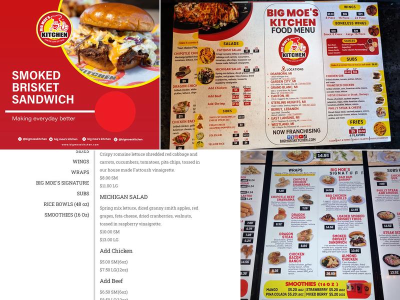 Big Moe's Kitchen - Canton Menu