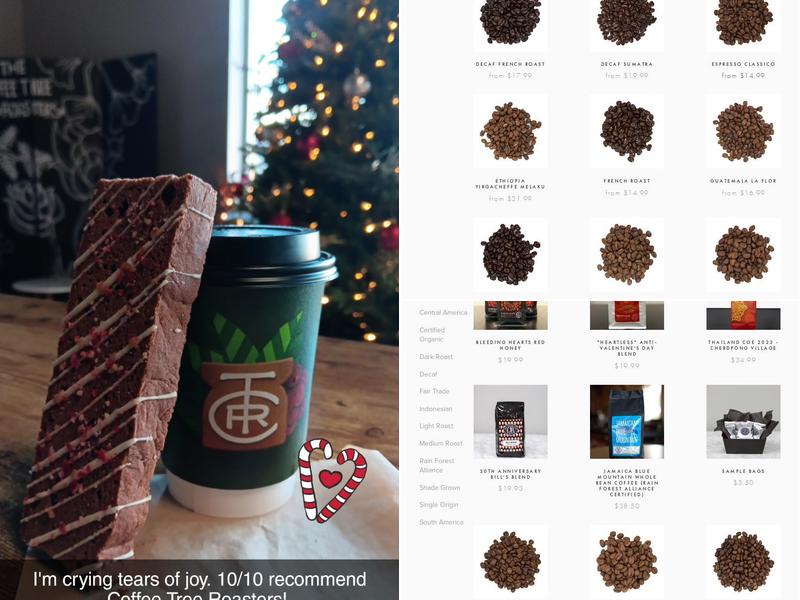 The Coffee Tree Roasters Menu