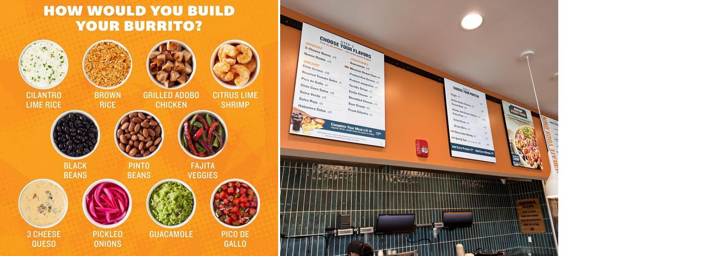 QDOBA Mexican Eats Menu