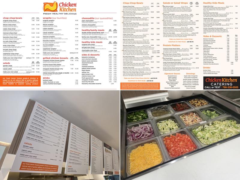 Chicken Kitchen Menu