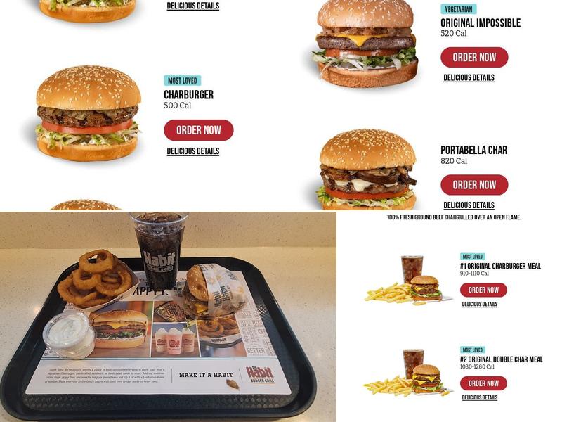The Habit Burger Grill Menu