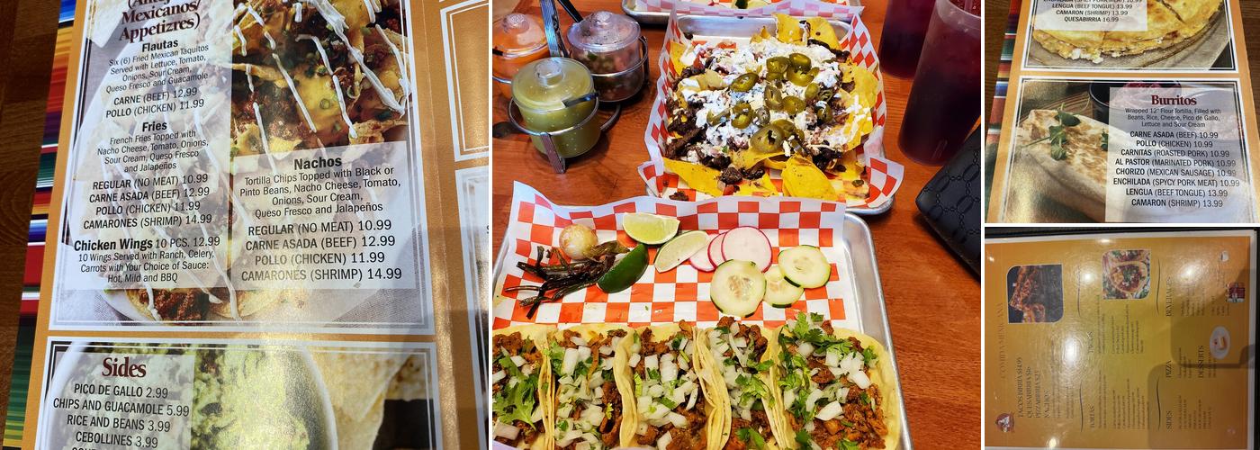 Mr Taco Menu