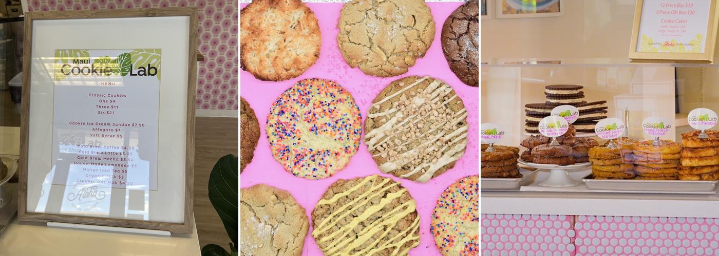 Maui Cookie Lab Menu