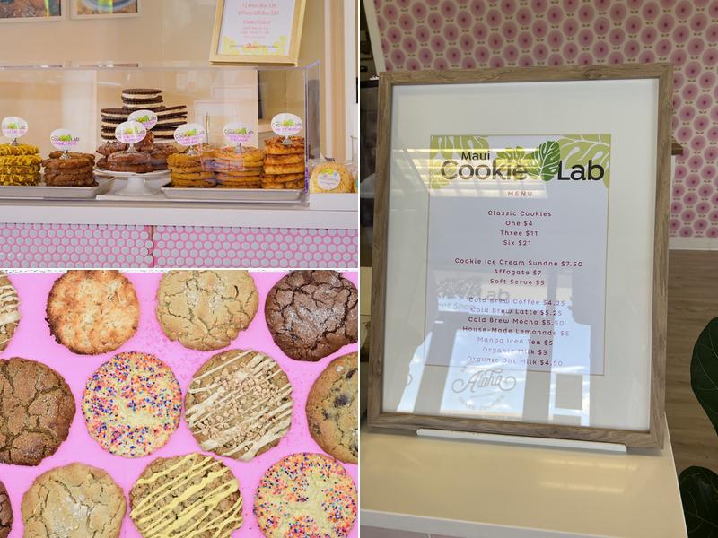 Maui Cookie Lab Menu