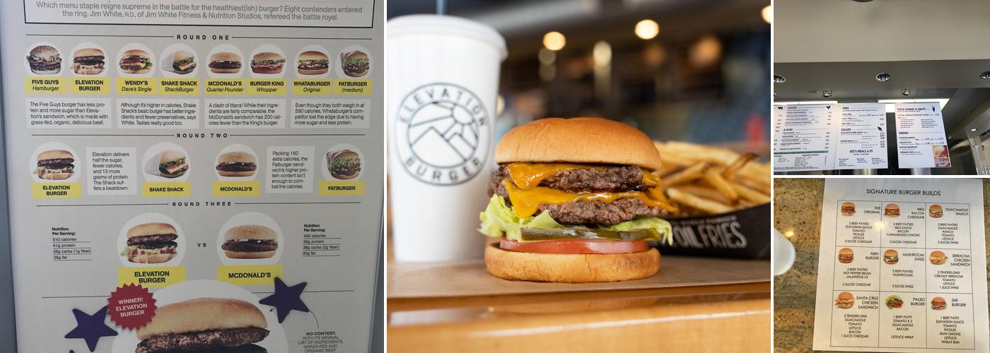 Elevation Burger Menu