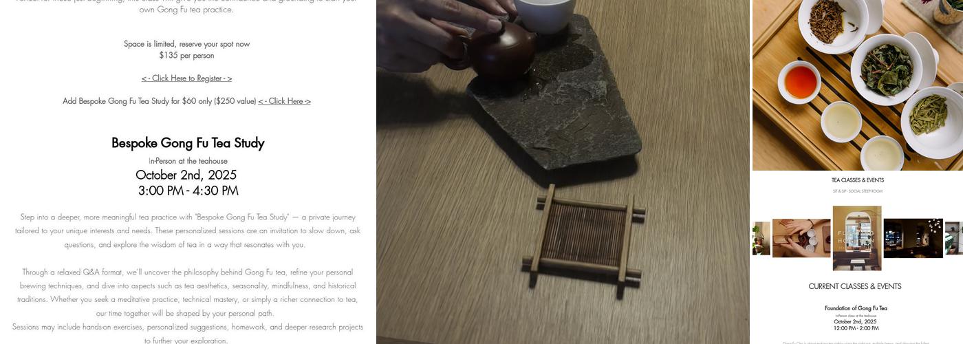 FLOATING MOUNTAIN Tea House |2nd FLOOR| Menu
