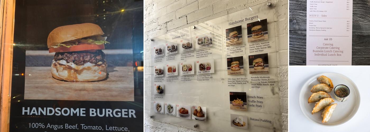 Handsome Rice Menu