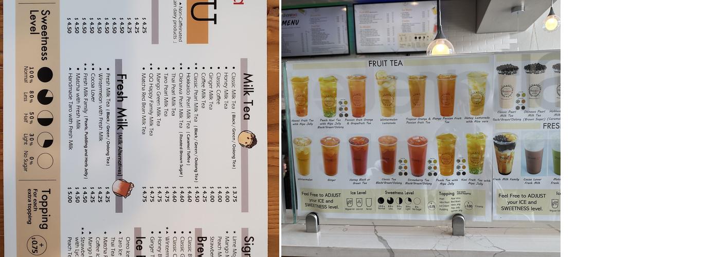Sharetea Moore Menu
