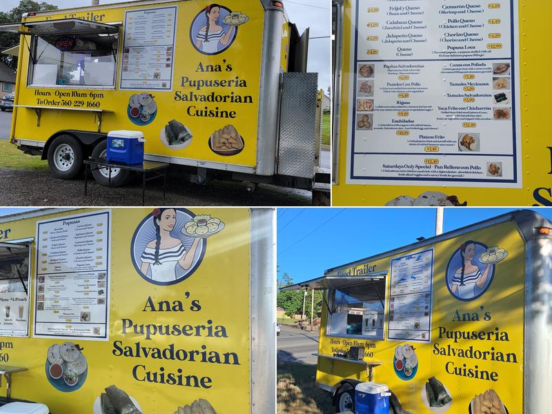 Ana’s Pupuseria Menu