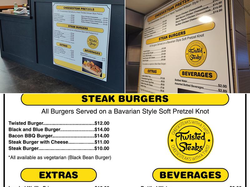 Twisted Steaks Menu
