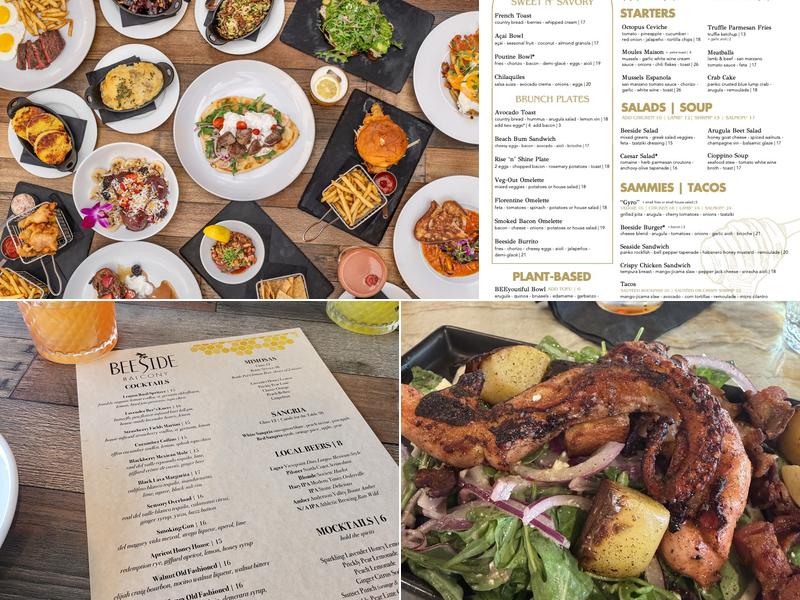 Beeside Balcony Menu