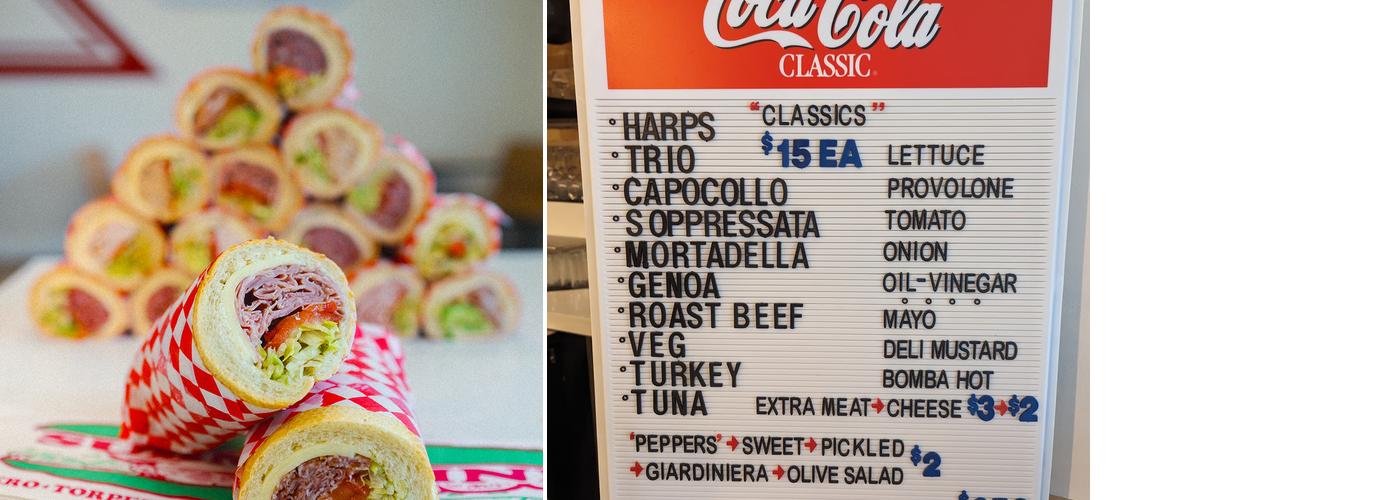 Harper's Deli Menu