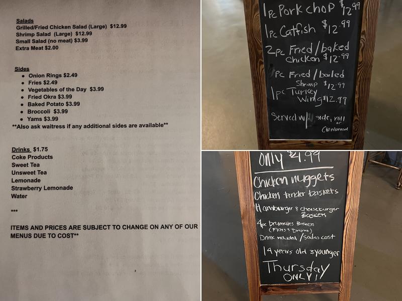 Lee’s In Louisville Menu