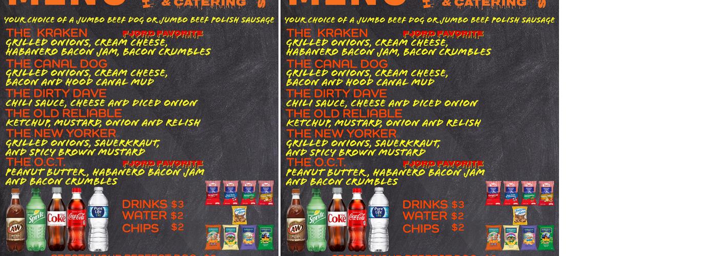 Hood Canal Street Eats & Catering Menu