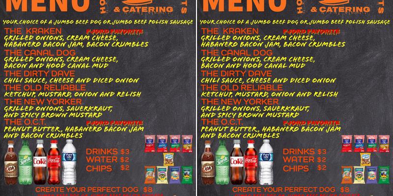 Hood Canal Street Eats & Catering Menu
