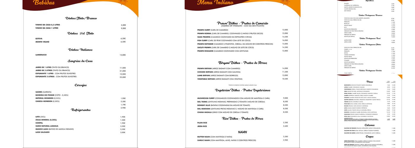DEWAL DIVINA PIZZARIA Menu