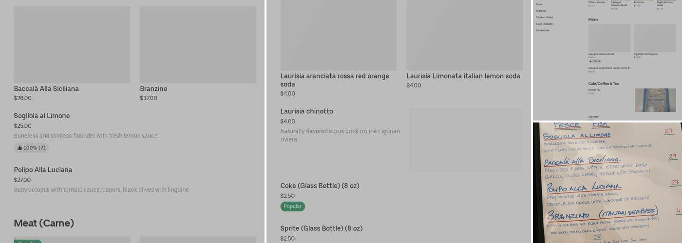 Enzo Italian Eatery Menu