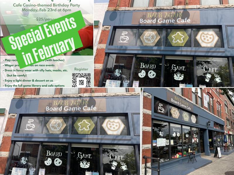 Back Again Board Game Cafe LLC 484 Main St UNIT 11, Middletown