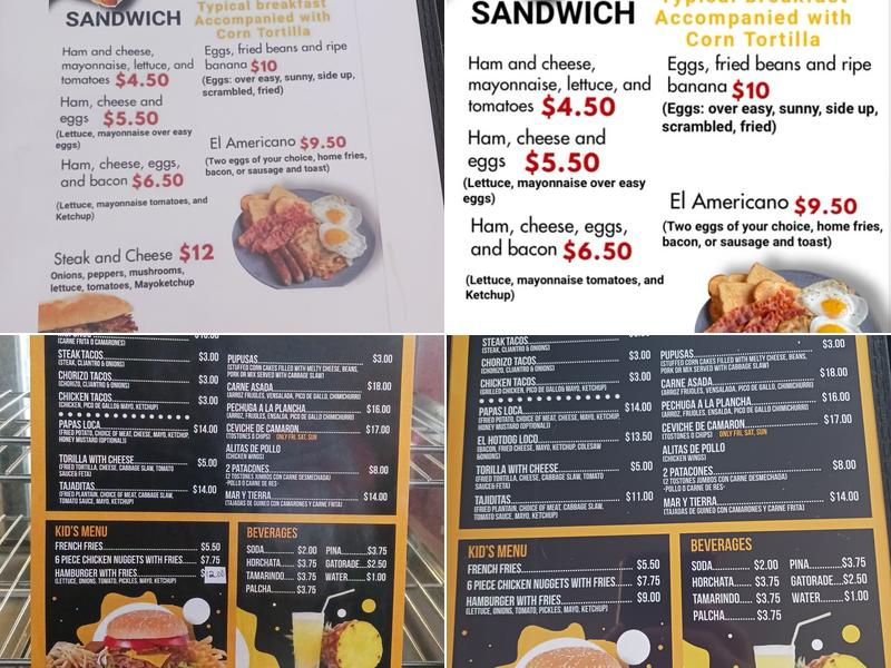 Gustitos Café LLC Menu