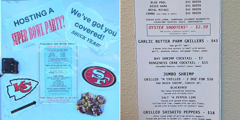 Mother Shuckers Bend Menu