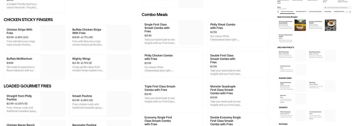 Mighty Mo's Menu