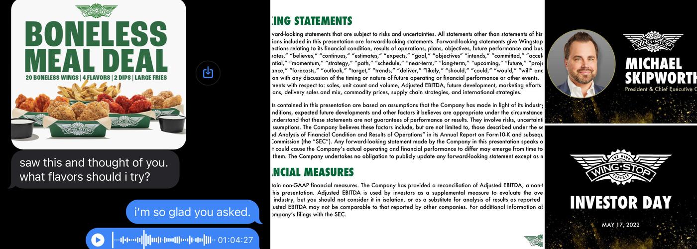 Wingstop Menu