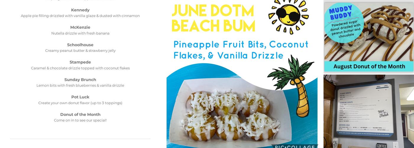 SMALL TOWN MINI DONUTS Menu