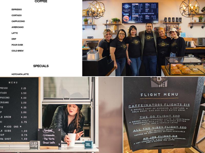 Deja Brew Menu