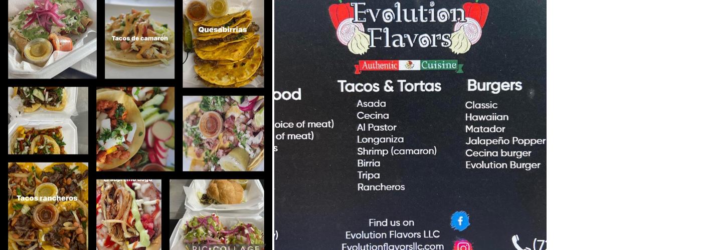 Evolution Flavors LLC Menu