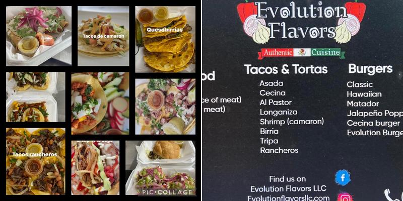 Evolution Flavors LLC Menu