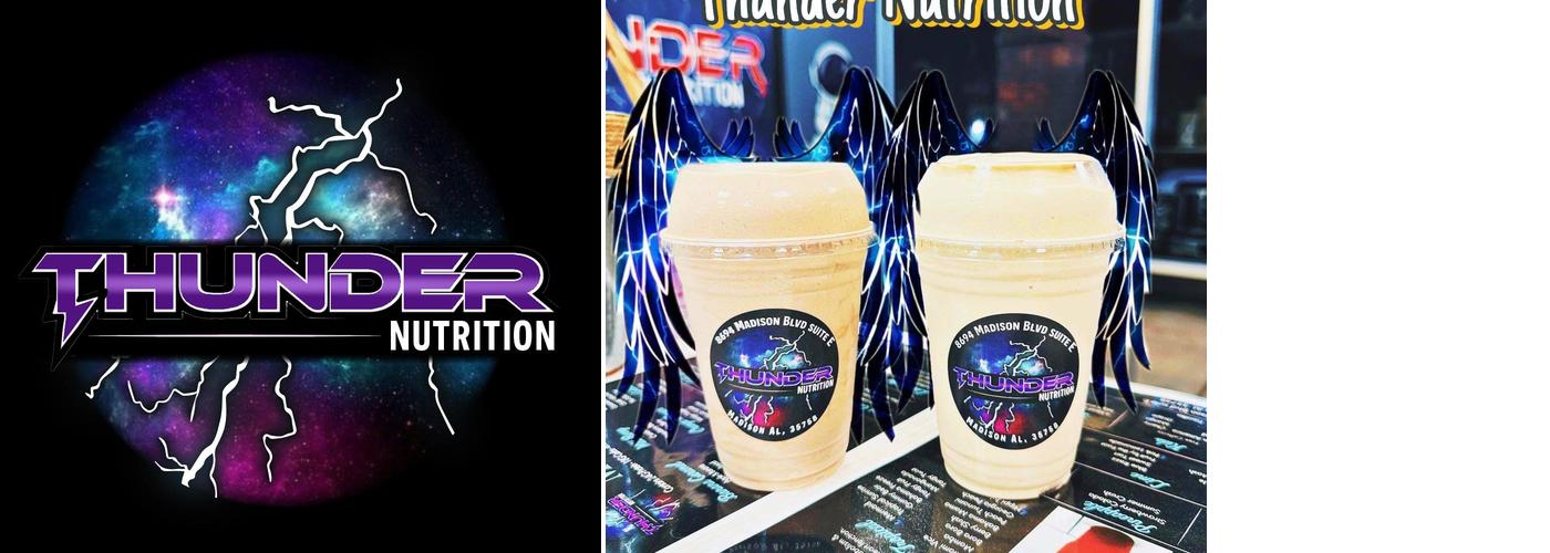 Thunder Nutrition Menu