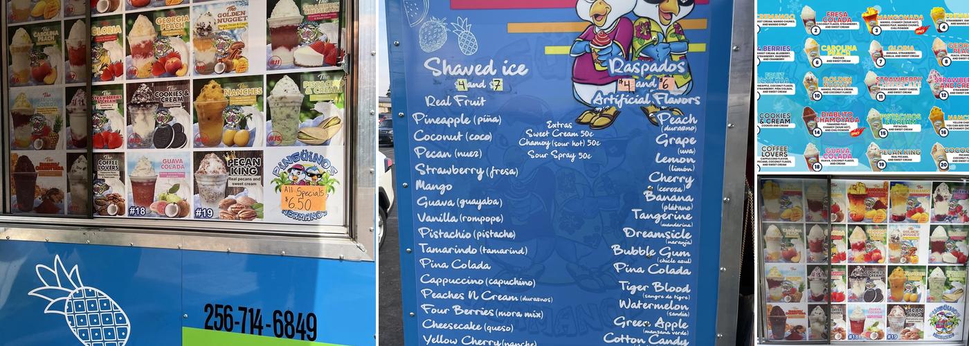 Pinguinos Menu
