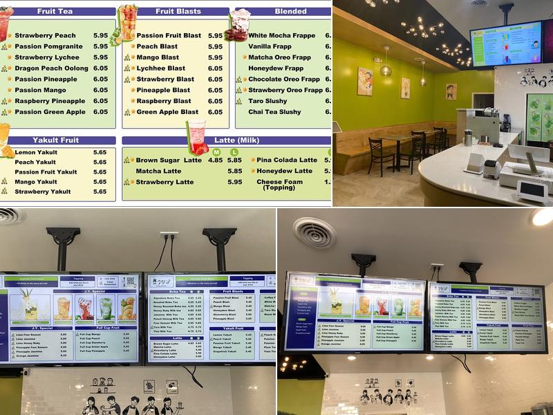 J.Y. Tea Menu