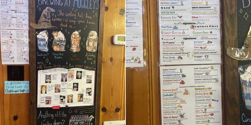 Muggley's Coffee Shop Menu