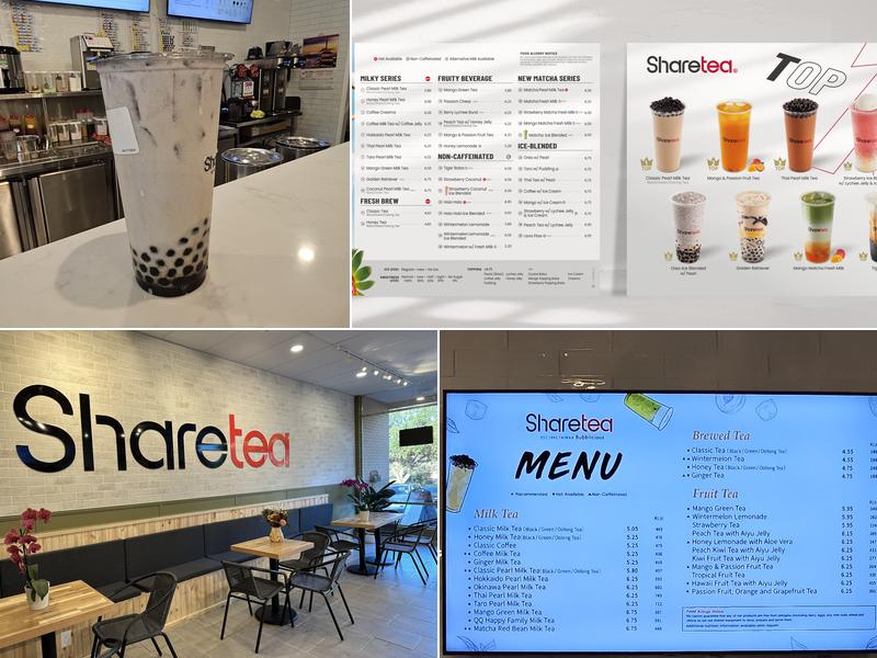 Sharetea Menu