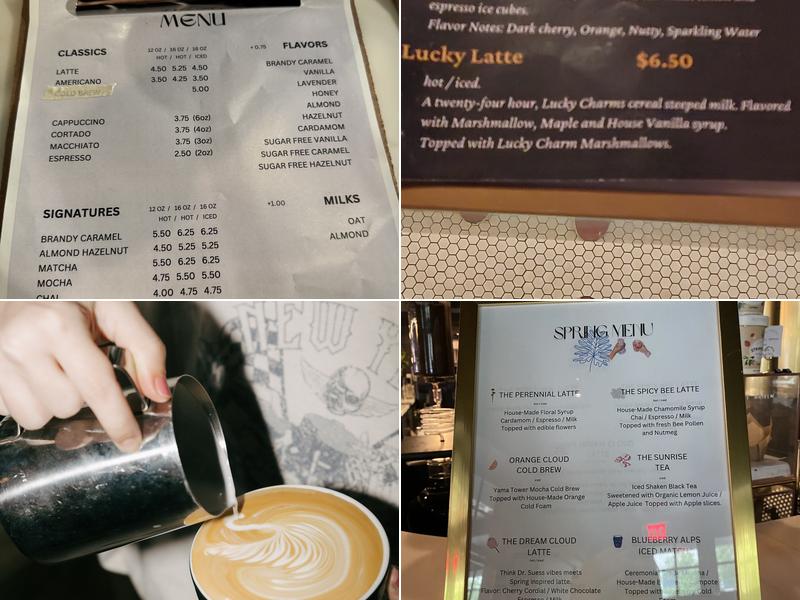 Knucklebones Elixir Co Menu