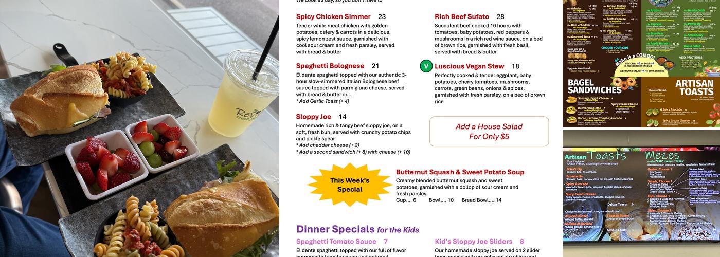 Revive Fresh Bowls & Creamery Menu